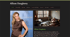 Desktop Screenshot of allisondaugherty.com